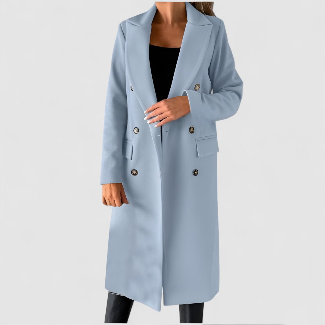 Damski Długi Trencz | Zimowy