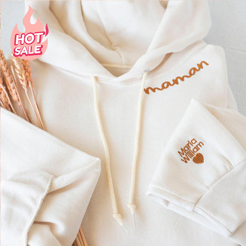 AmoraWear – bluza z haftem „MOM” – prezent dla mamy – widok produktu 1 | Ionotix