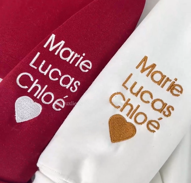 AmoraWear – bluza z haftem „MOM” – prezent dla mamy – widok produktu 3 | Ionotix