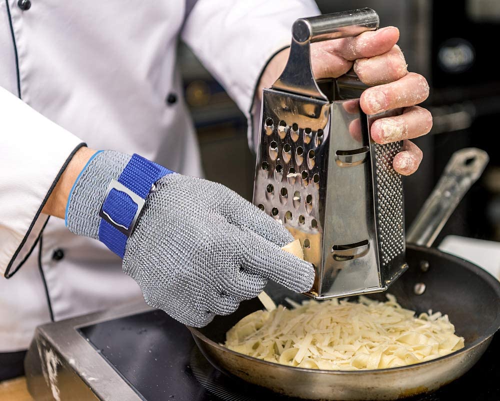 ArmoGrip – rękawice antyprzecięciowe – stalowa siatka – widok produktu 3 | Ionotix