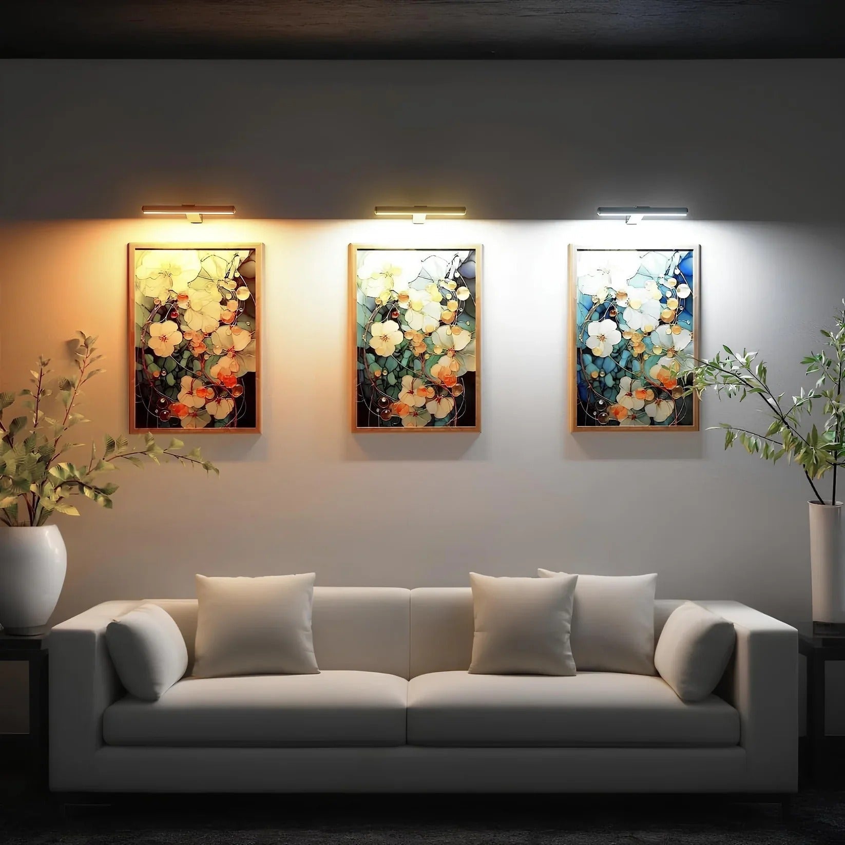 ArtGlow – bezprzewodowe oświetlenie LED do obrazów – z pilotem – widok produktu 3 | Ionotix