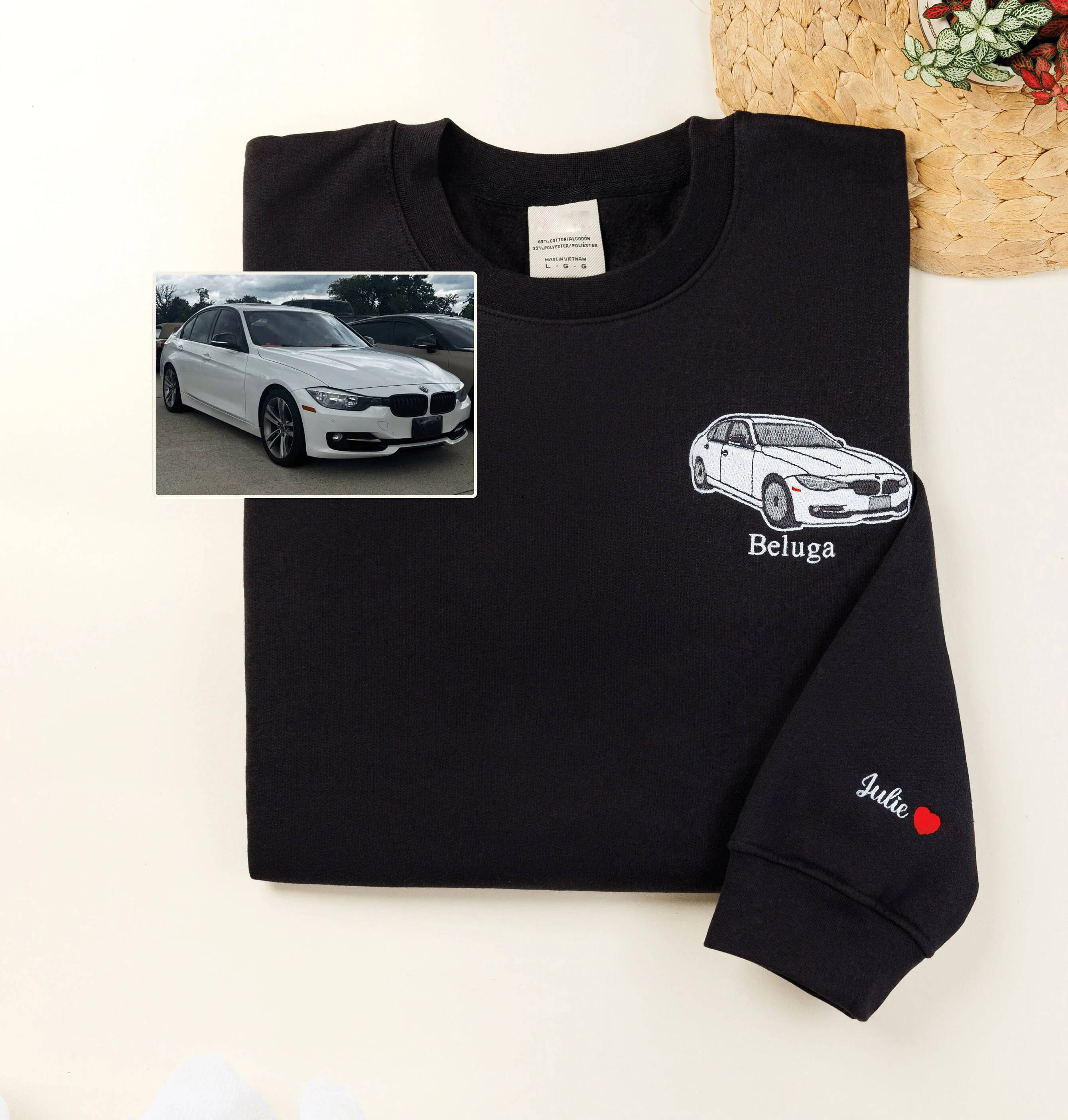 AutoHaft – bluza z haftem samochodu – ze zdjęcia – widok produktu 4 | Ionotix