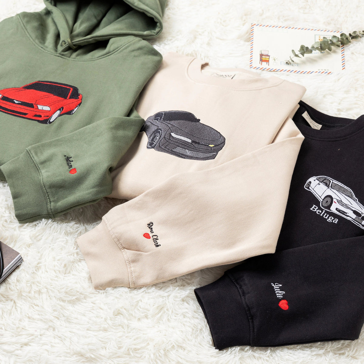 AutoHaft – bluza z haftem samochodu – ze zdjęcia – widok produktu 6 | Ionotix