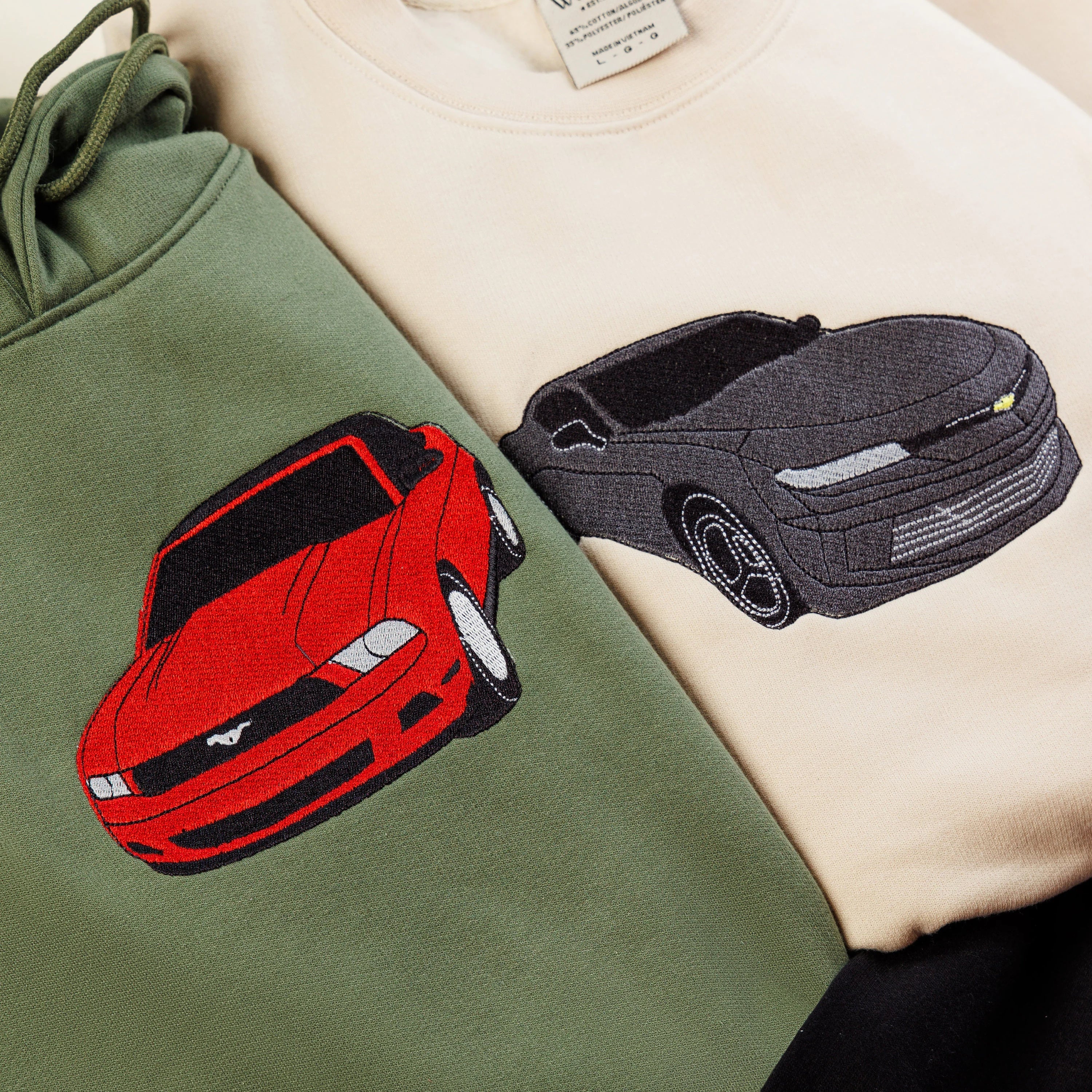 AutoHaft – bluza z haftem samochodu – ze zdjęcia – widok produktu 7 | Ionotix