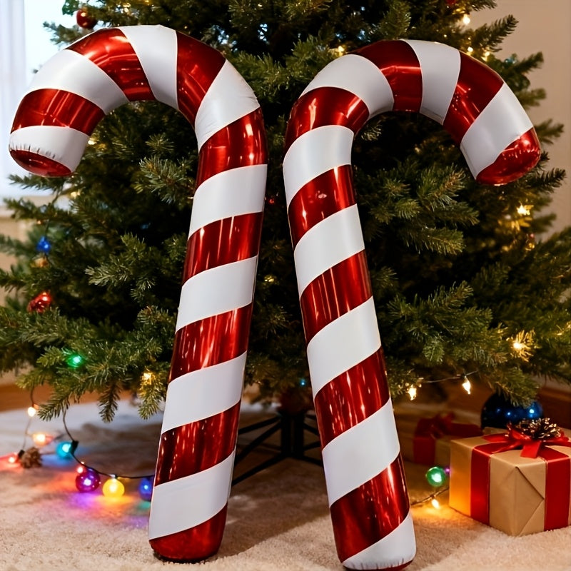 Balony foliowe laski cukrowe 115 cm, 2 szt. - samouszczelniający zawór, do domu i ogrodu - widok produktu 1 | Ionotix