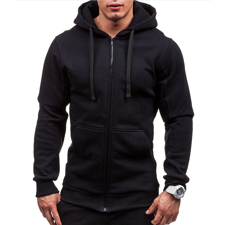 Bluza męska z kapturem na zamek - polar – widok produktu 1 | Ionotix