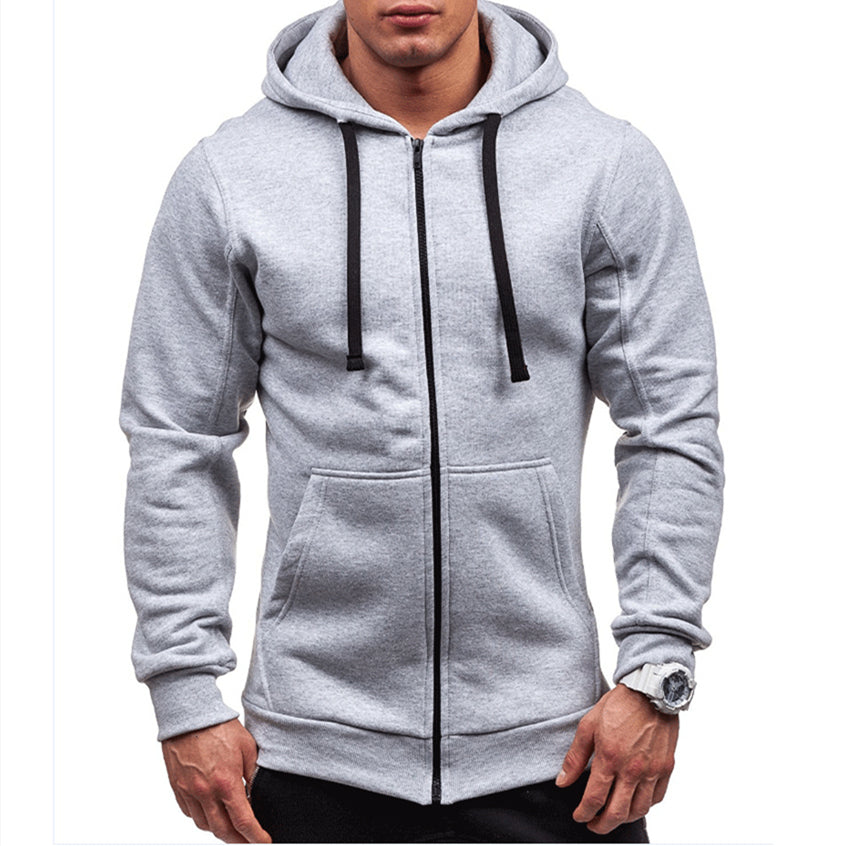 Bluza męska z kapturem na zamek - polar – widok produktu 3 | Ionotix