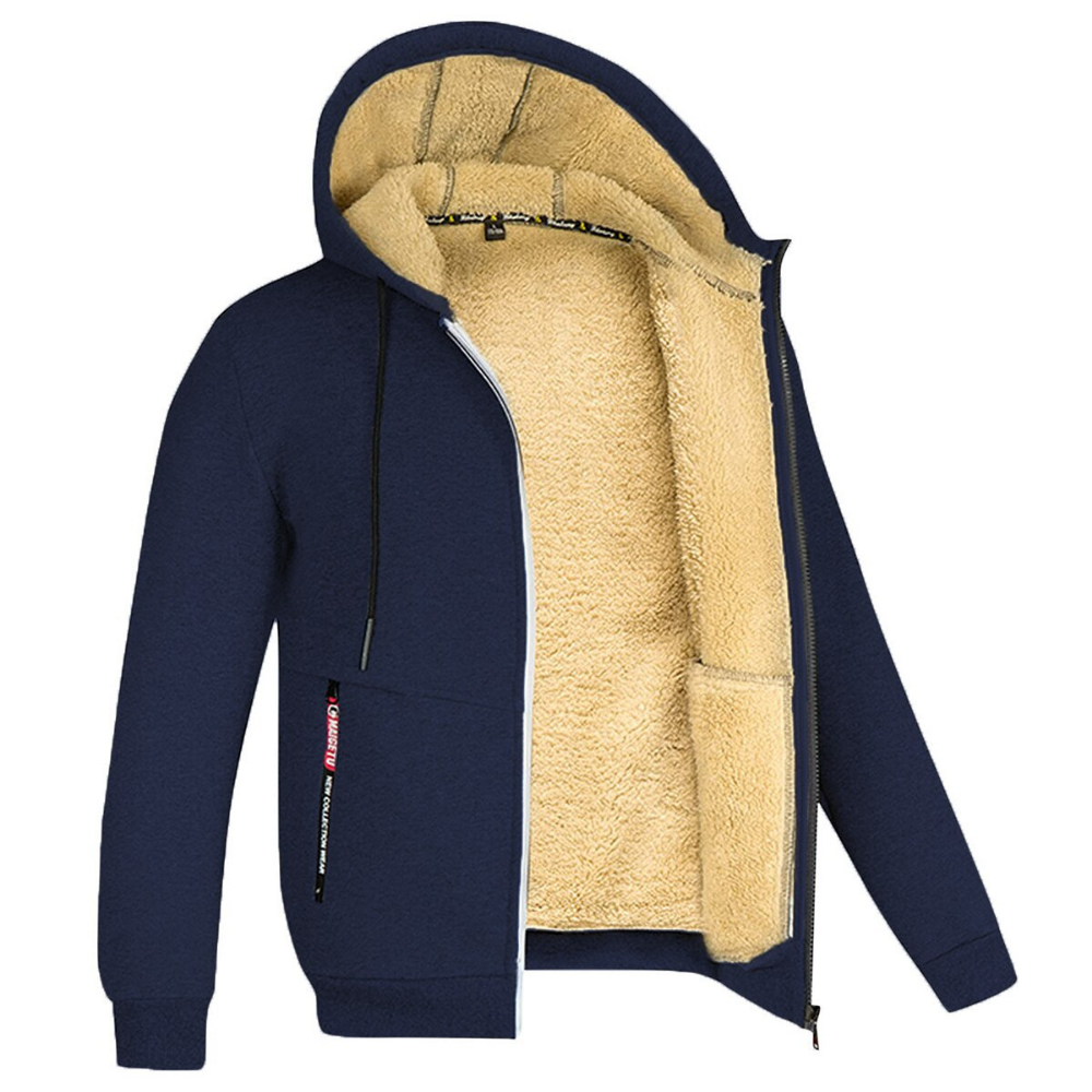 Bluza męska z podszewką teddy - miękka i ciepła – widok produktu 6 | Ionotix