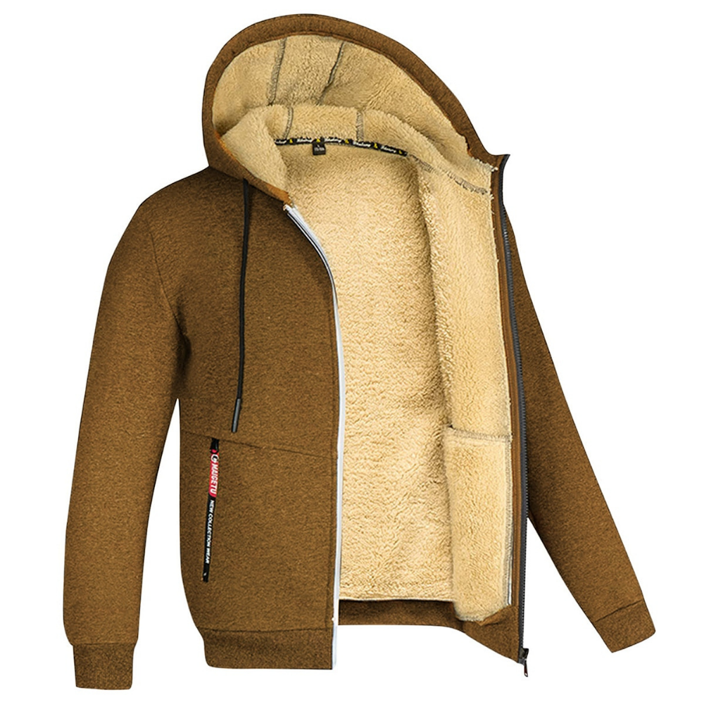 Bluza męska z podszewką teddy - miękka i ciepła – widok produktu 9 | Ionotix