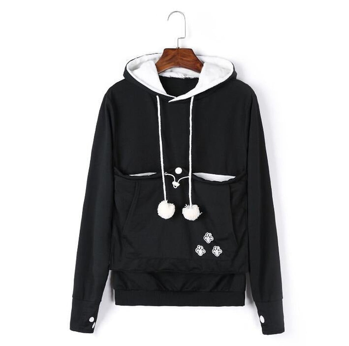 Bluza z kapturem z kieszenią dla kota – widok produktu 1 | Ionotix