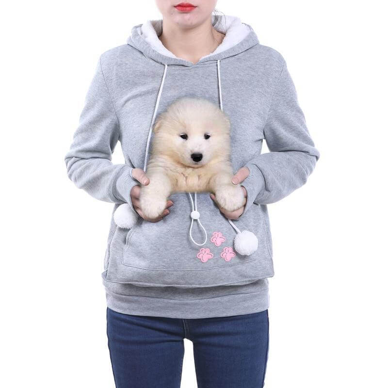 Bluza z kapturem z kieszenią dla kota – widok produktu 6 | Ionotix