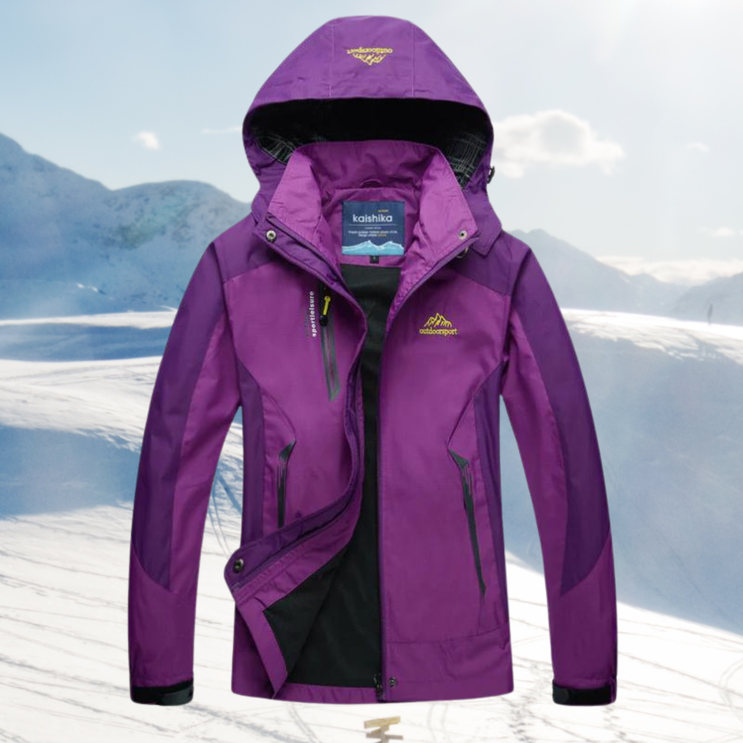 Casualowa damska kurtka outdoorowa z kapturem – widok produktu 1 | Ionotix