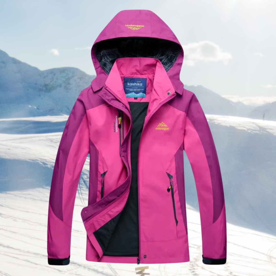 Casualowa damska kurtka outdoorowa z kapturem – widok produktu 2 | Ionotix