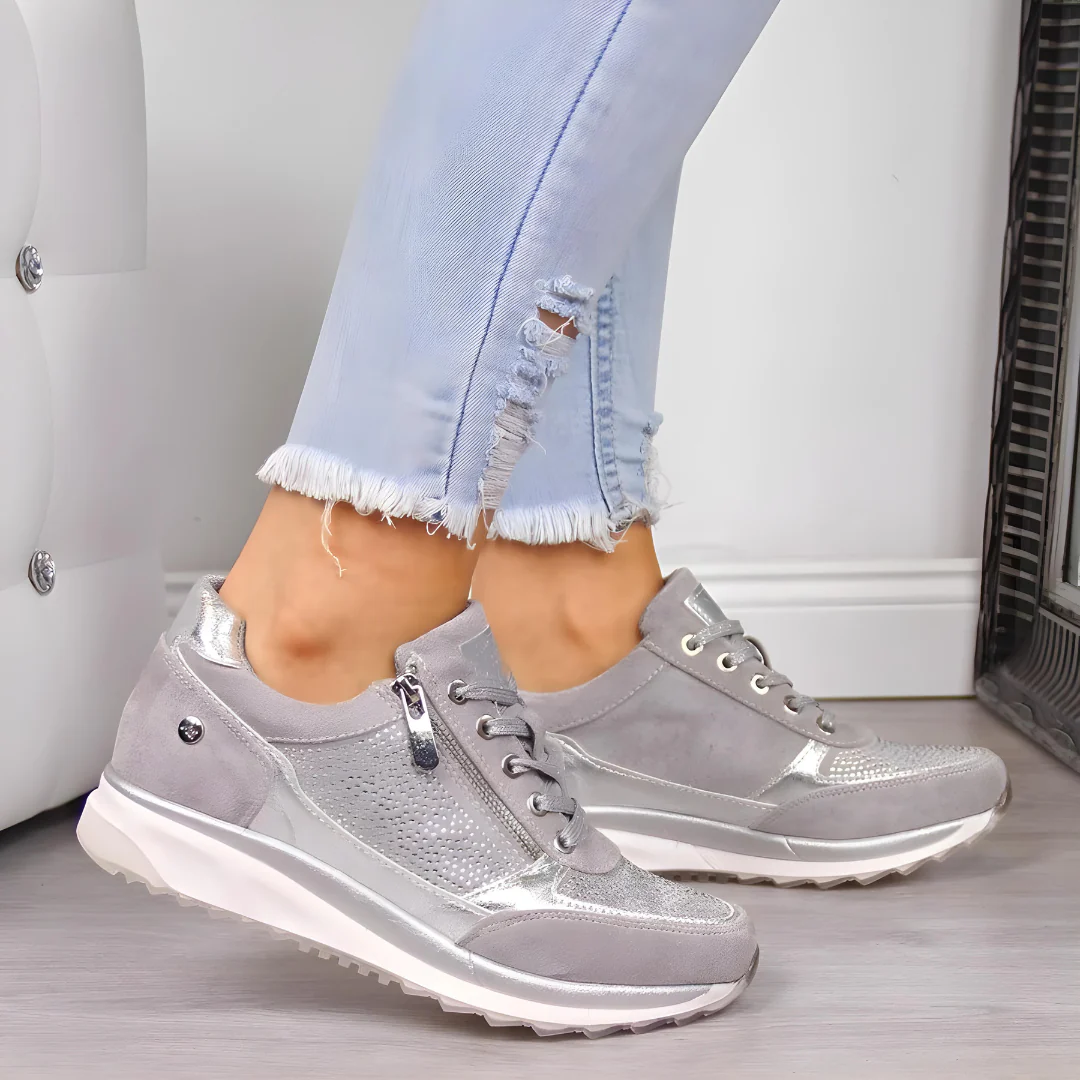 Casualowe damskie buty z zamkiem błyskawicznym – widok produktu 3 | Ionotix