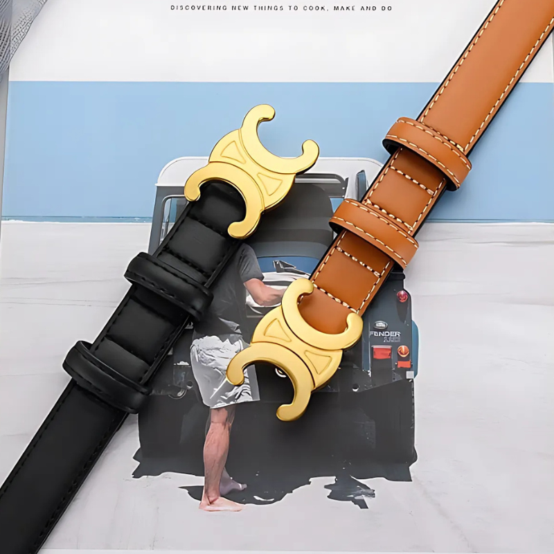Cuve-Belt – damski pasek – złota elegancja i wyrafinowany design – widok produktu 5 | Ionotix