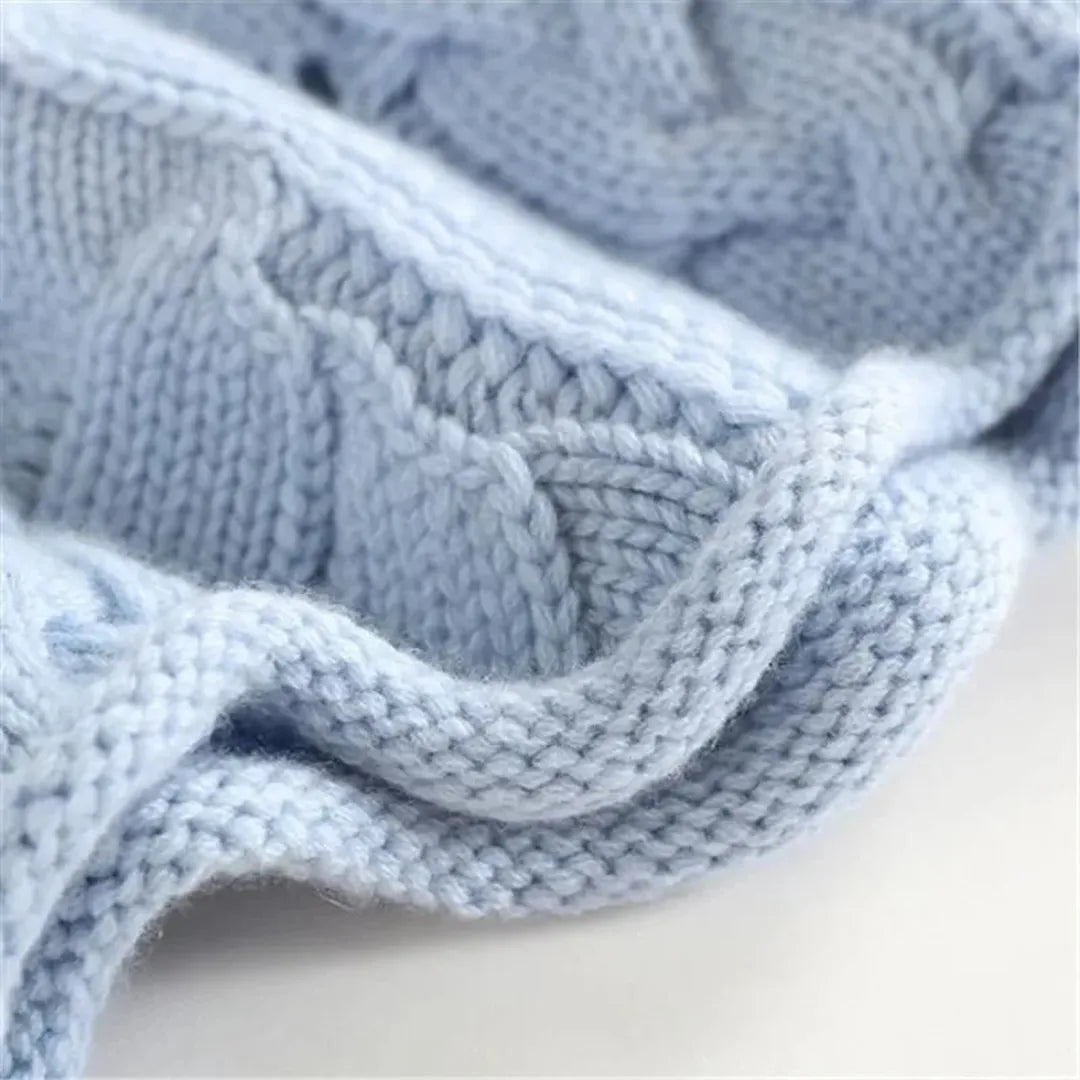 Damski sweter z golfem z dzianiny premium o luźnym kroju – widok produktu 6 | Ionotix