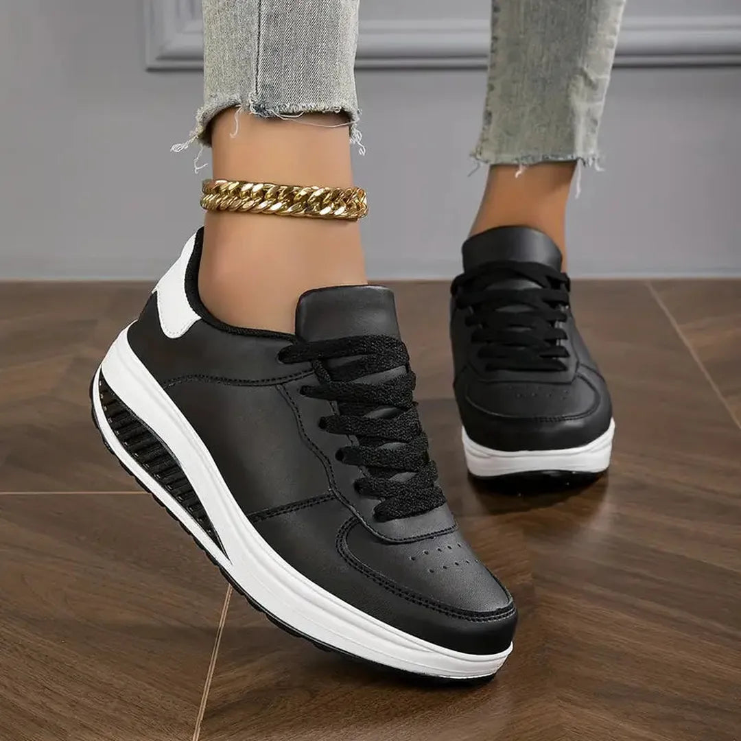 Damskie casualowe sneakersy sznurowane do codziennego użytku – widok produktu 1 | Ionotix