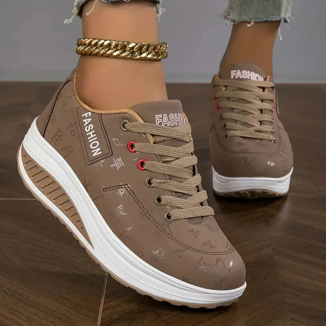 Damskie casualowe sneakersy sznurowane do codziennego użytku – widok produktu 3 | Ionotix