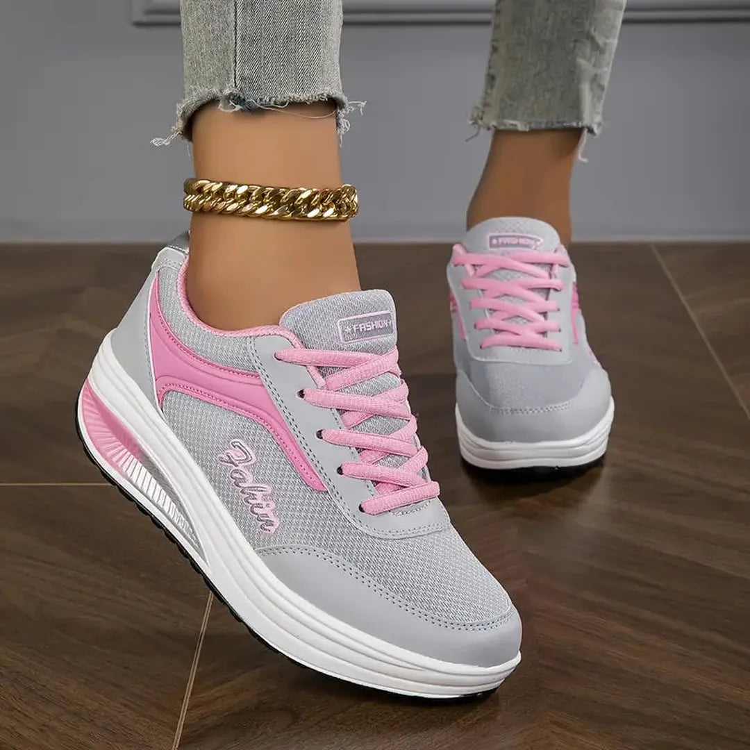 Damskie casualowe sneakersy sznurowane do codziennego użytku – widok produktu 4 | Ionotix