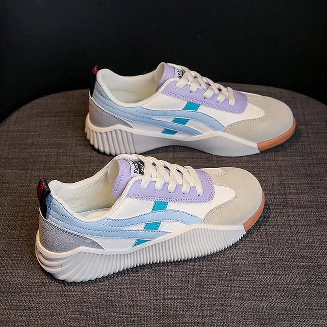 Damskie Casualowe Sneakersy – Sznurowane – widok produktu 2 | Ionotix