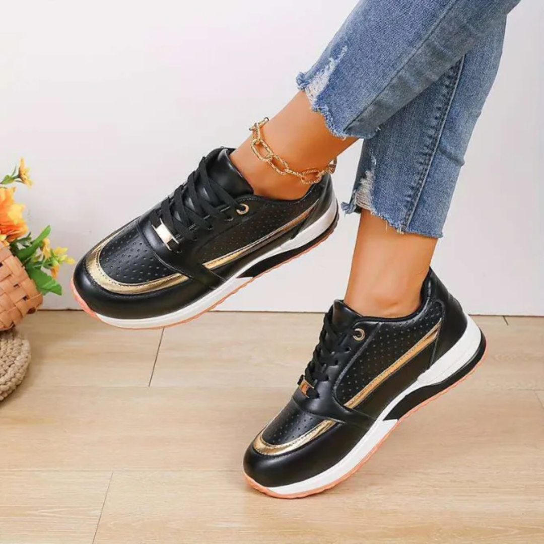 Damskie Codzienne Sneakersy – Sznurowane – widok produktu 3 | Ionotix