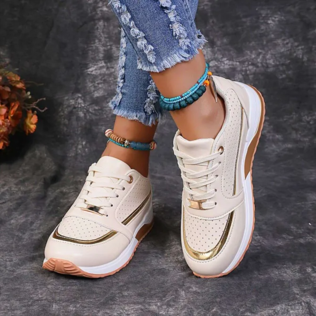 Damskie Codzienne Sneakersy – Sznurowane – widok produktu 4 | Ionotix