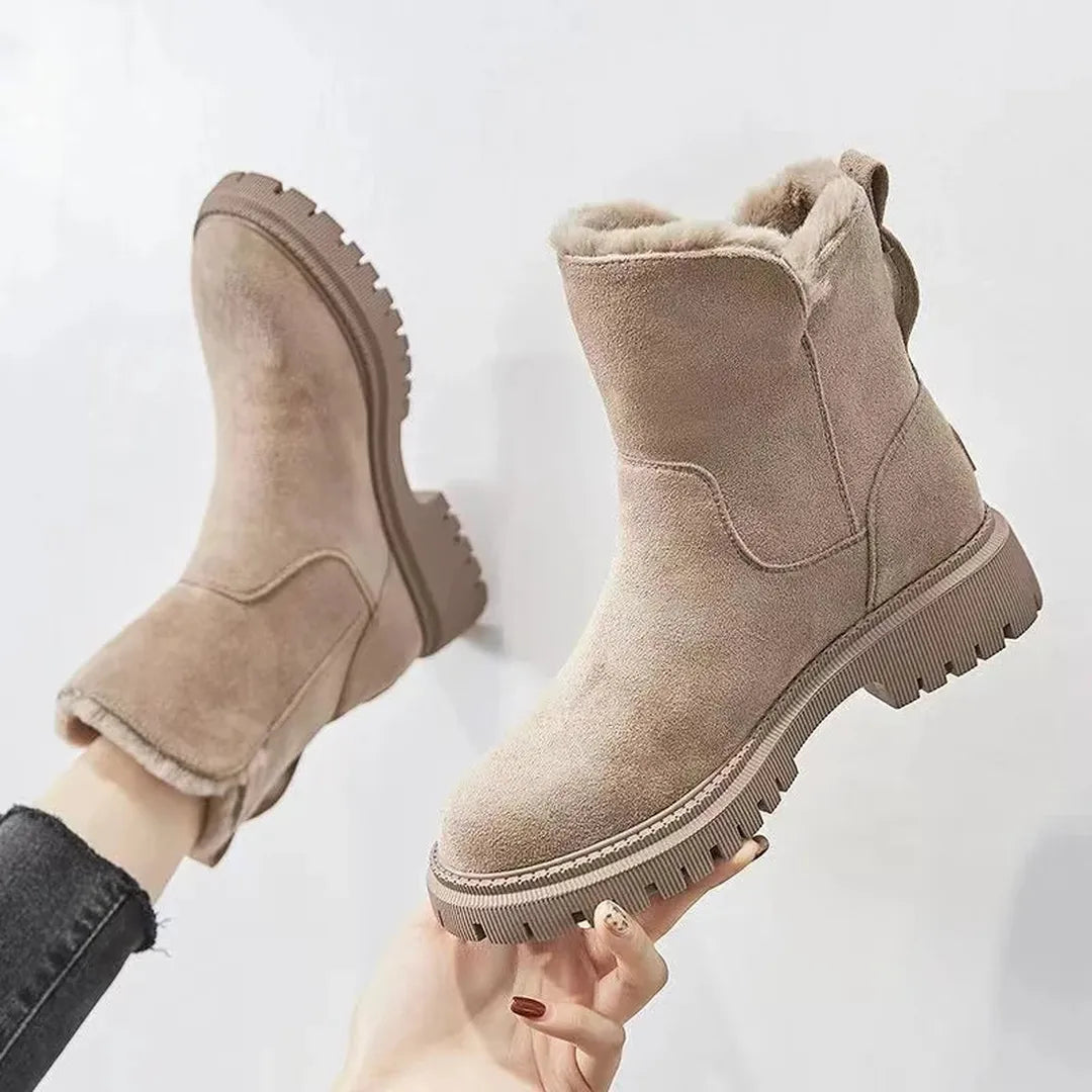 Damskie Ocieplane Zimowe Buty – Na Zamek – widok produktu 4 | Ionotix