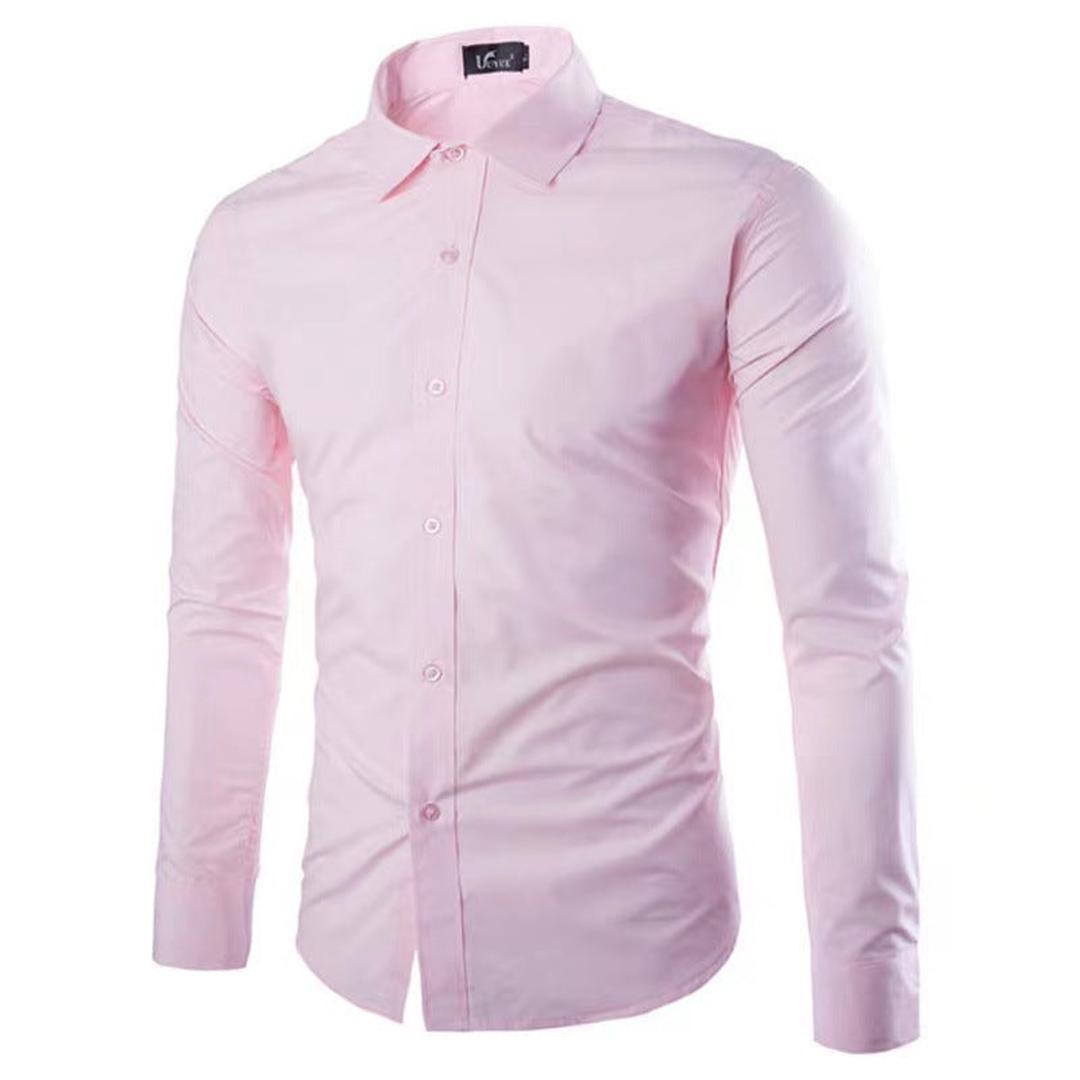 Dopasowana Koszula Zapinana Na Guziki Z Długim Rękawem – Koszula Slim Fit – widok produktu 17 | Ionotix
