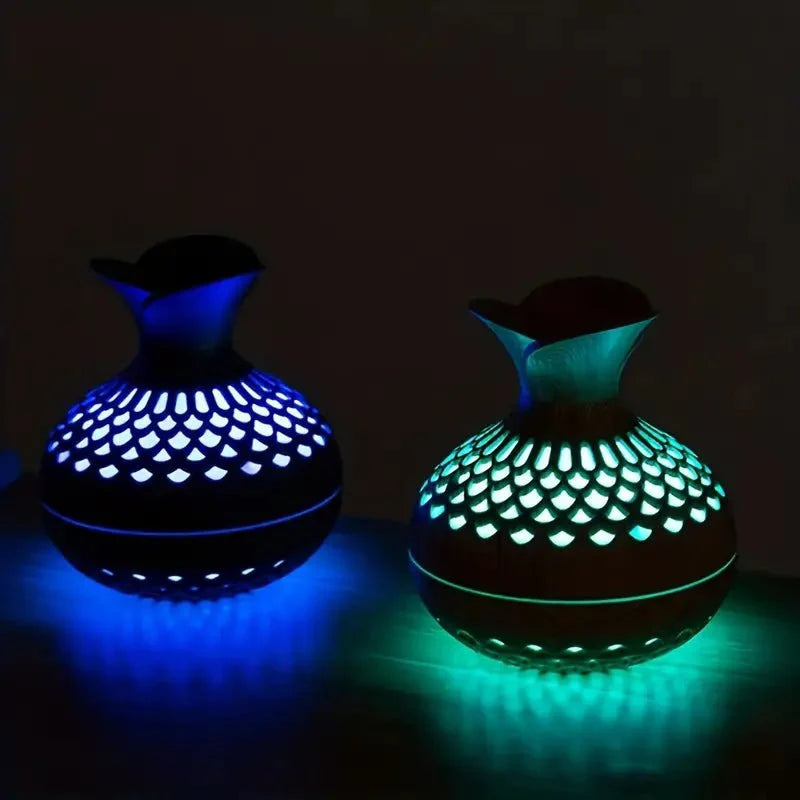Dyfuzor zapachowy z podświetleniem LED - nawilżacz w formie wazonu – widok produktu 6 | Ionotix