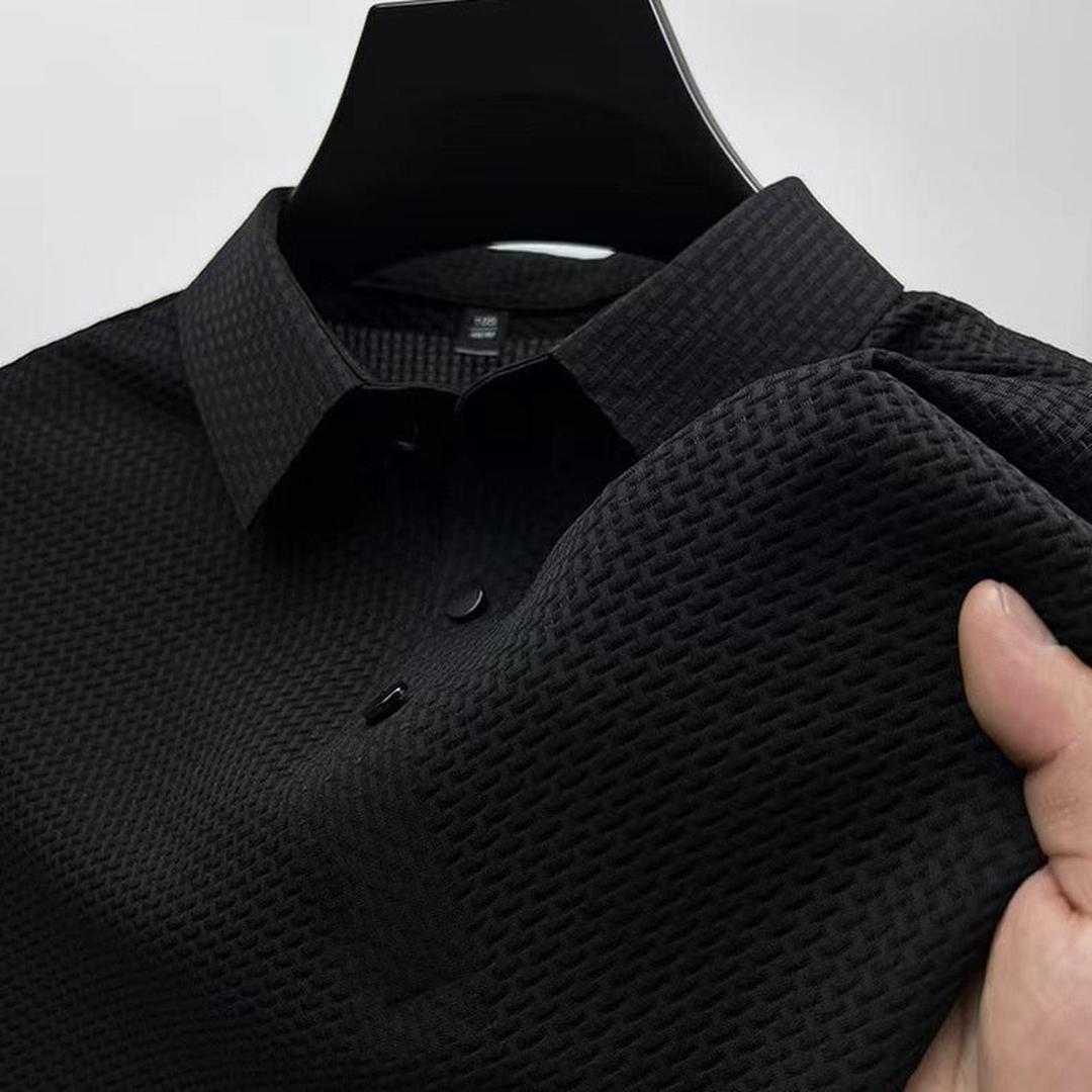 Dzianinowa koszulka polo z krótkim rękawem – widok produktu 3 | Ionotix