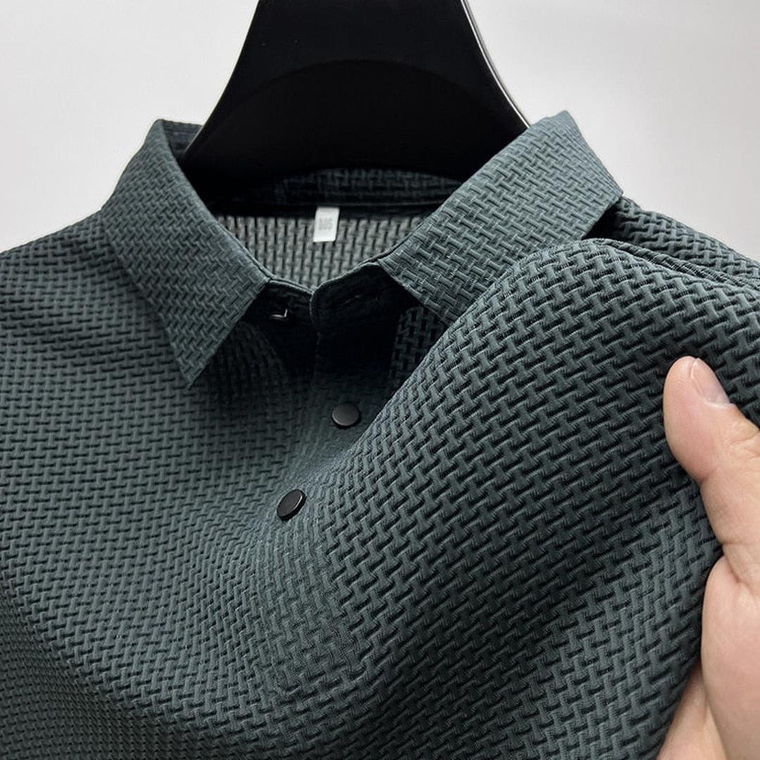 Dzianinowa koszulka polo z krótkim rękawem – widok produktu 4 | Ionotix