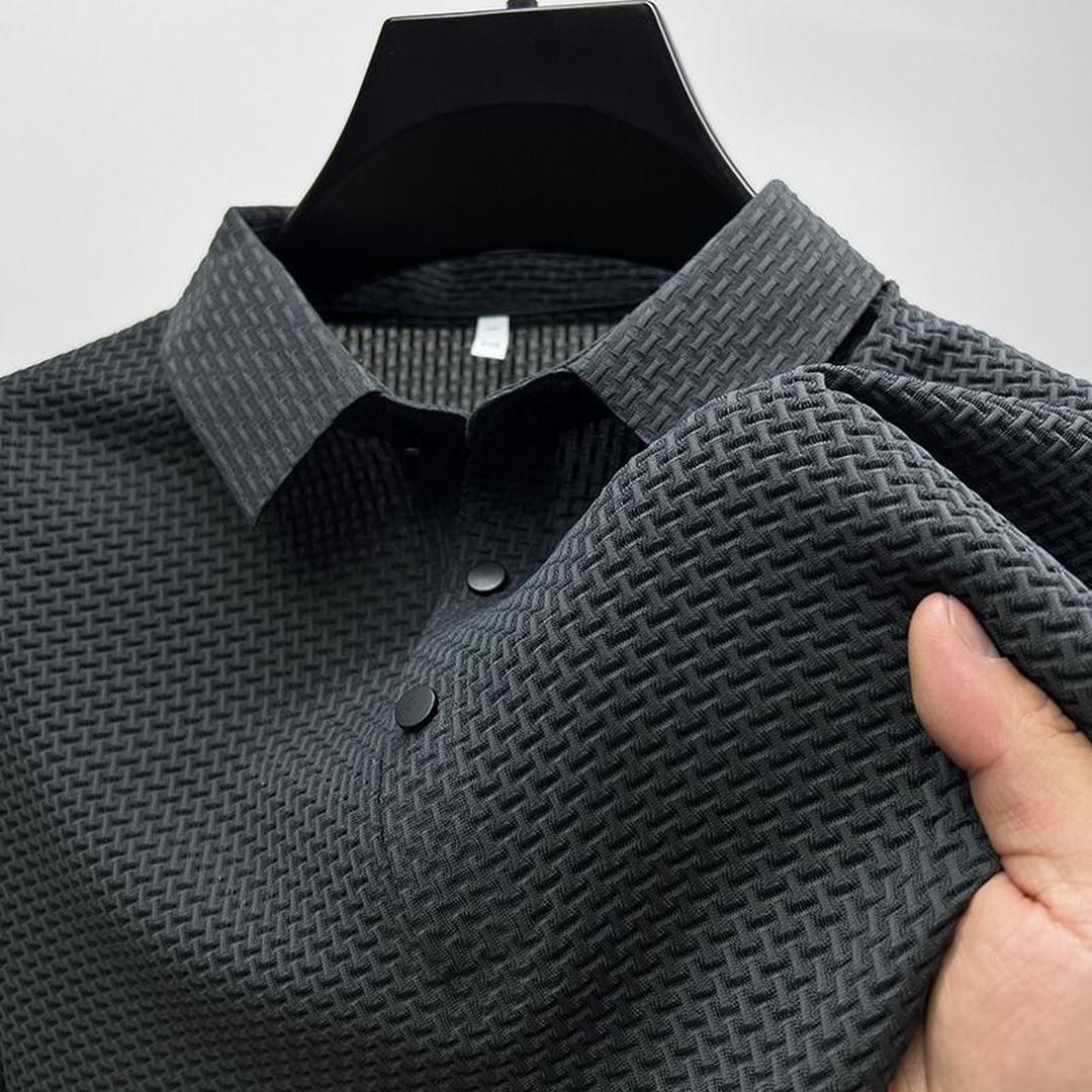 Dzianinowa koszulka polo z krótkim rękawem – widok produktu 6 | Ionotix