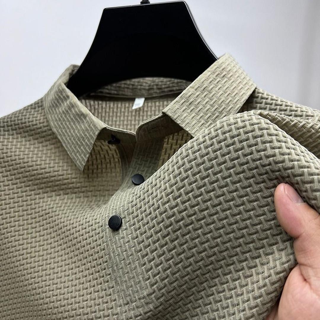 Dzianinowa koszulka polo z krótkim rękawem – widok produktu 7 | Ionotix
