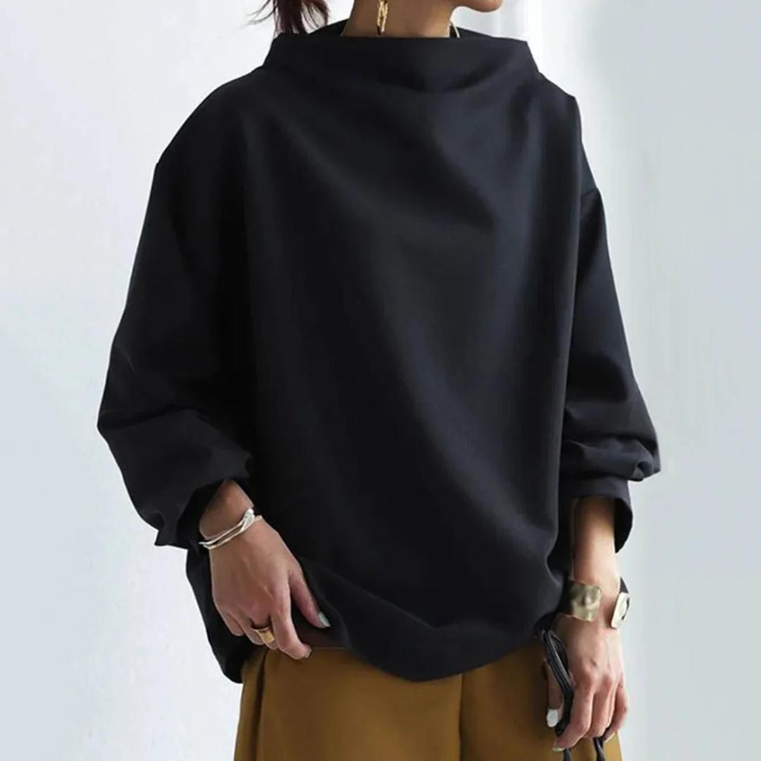 Dzianinowy Sweter Z Golfem I Długim Rękawem – Klasyczny Golf – widok produktu 6 | Ionotix