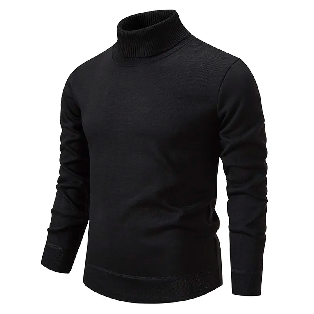 Dzianinowy sweter z golfem i długim rękawem – widok produktu 5 | Ionotix
