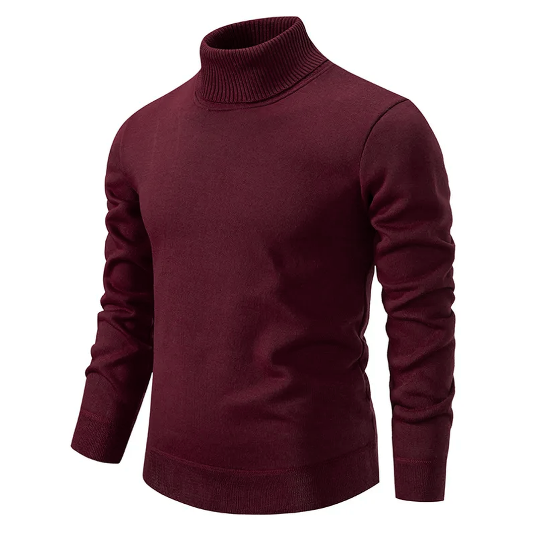 Dzianinowy sweter z golfem i długim rękawem – widok produktu 7 | Ionotix