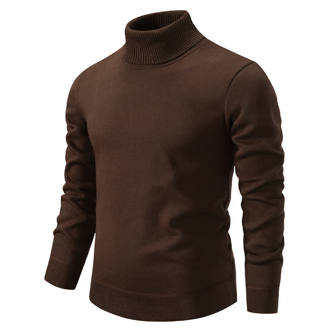 Dzianinowy sweter z golfem i długim rękawem – widok produktu 8 | Ionotix