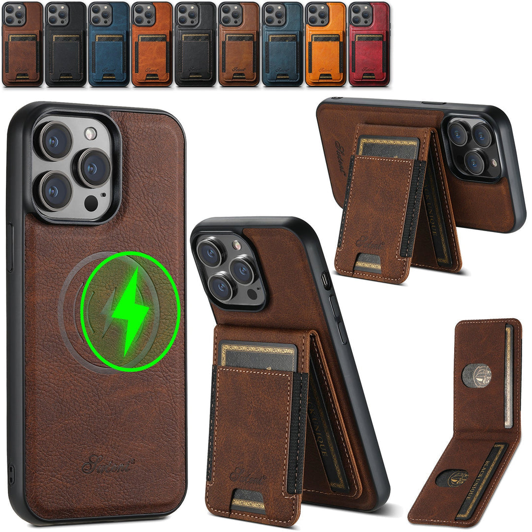 Etui na telefon skórzane z kieszonką – widok produktu 1 | Ionotix