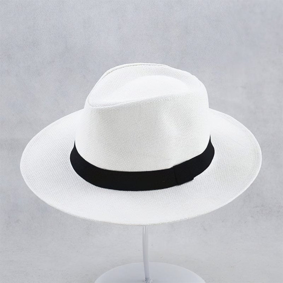 Filcowy kapelusz fedora z kontrastową opaską – widok produktu 5 | Ionotix