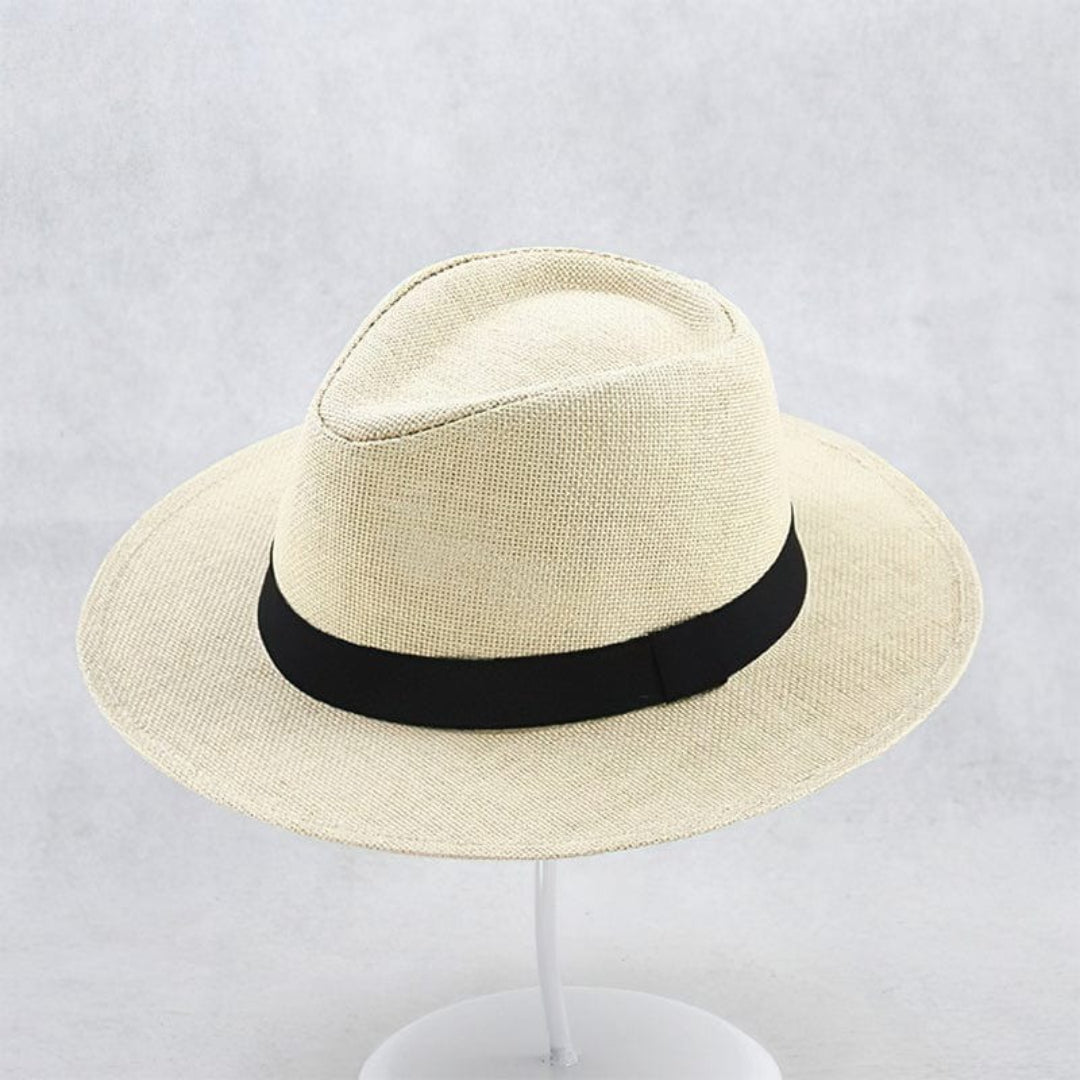 Filcowy kapelusz fedora z kontrastową opaską – widok produktu 6 | Ionotix