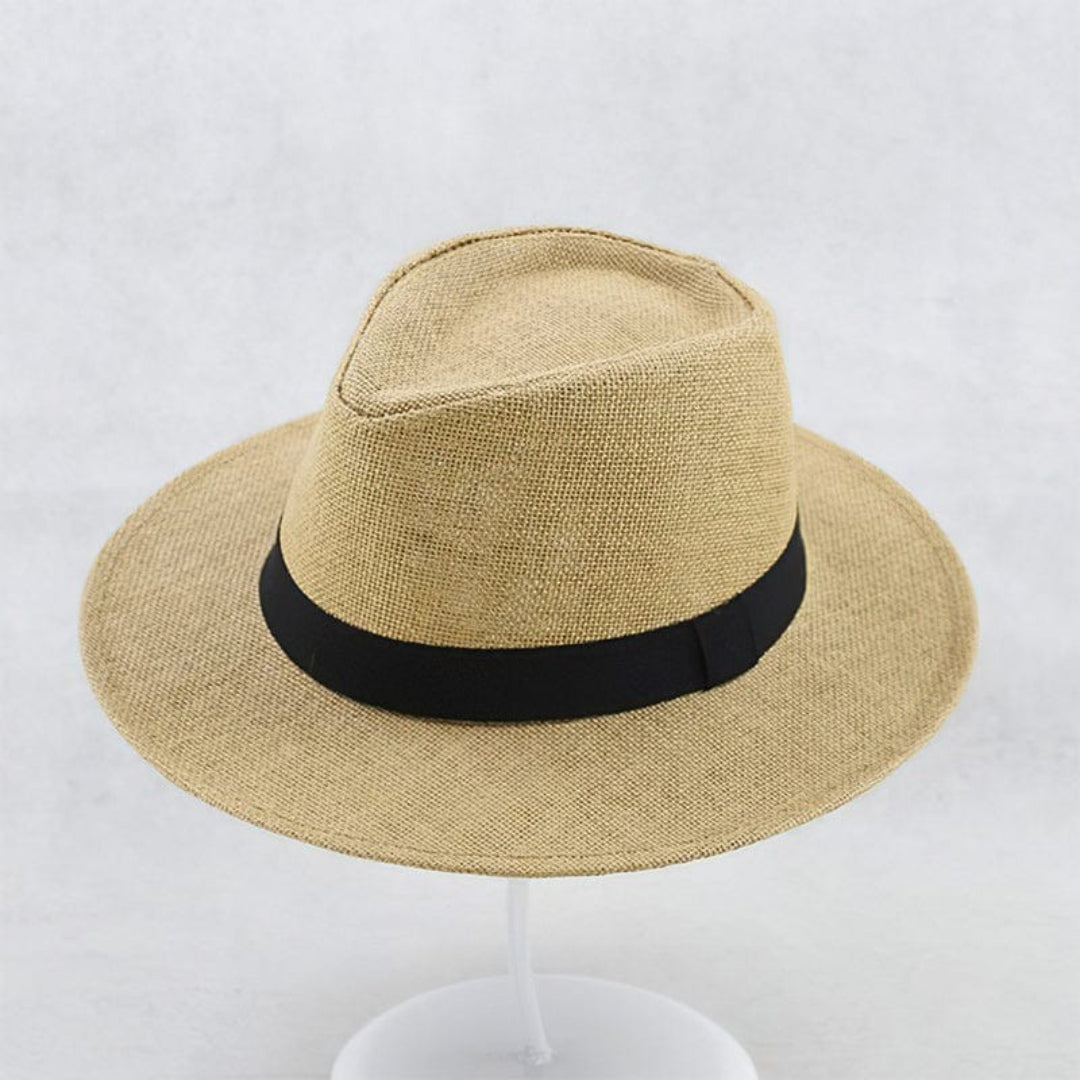Filcowy kapelusz fedora z kontrastową opaską – widok produktu 7 | Ionotix