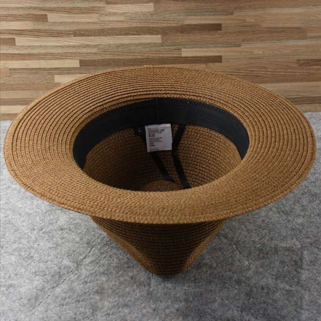 Filcowy kapelusz fedora z kontrastową opaską – widok produktu 14 | Ionotix