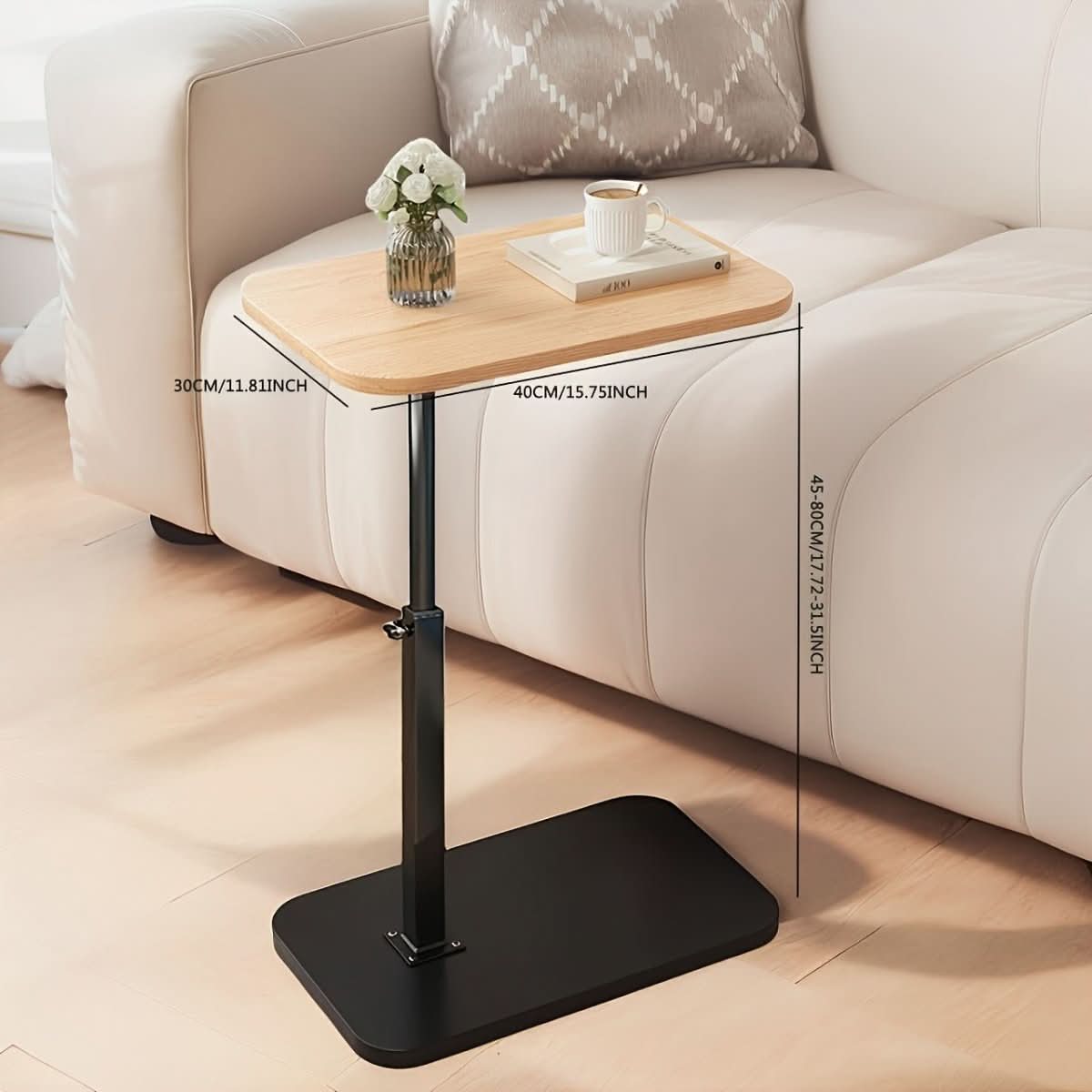 FlexiWood – regulowany stolik przysofowy – widok produktu 5 | Ionotix