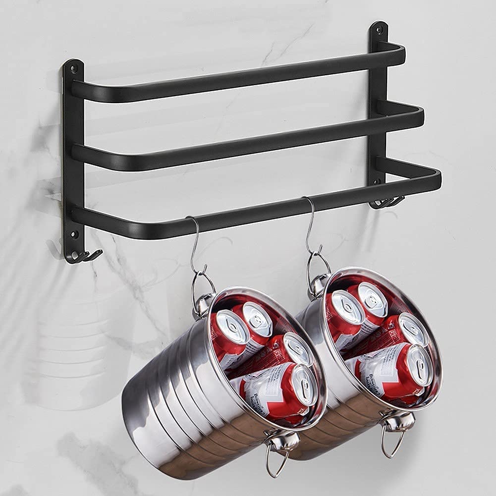 FlexRack – wisząca półka łazienkowa na ręczniki – widok produktu 4 | Ionotix