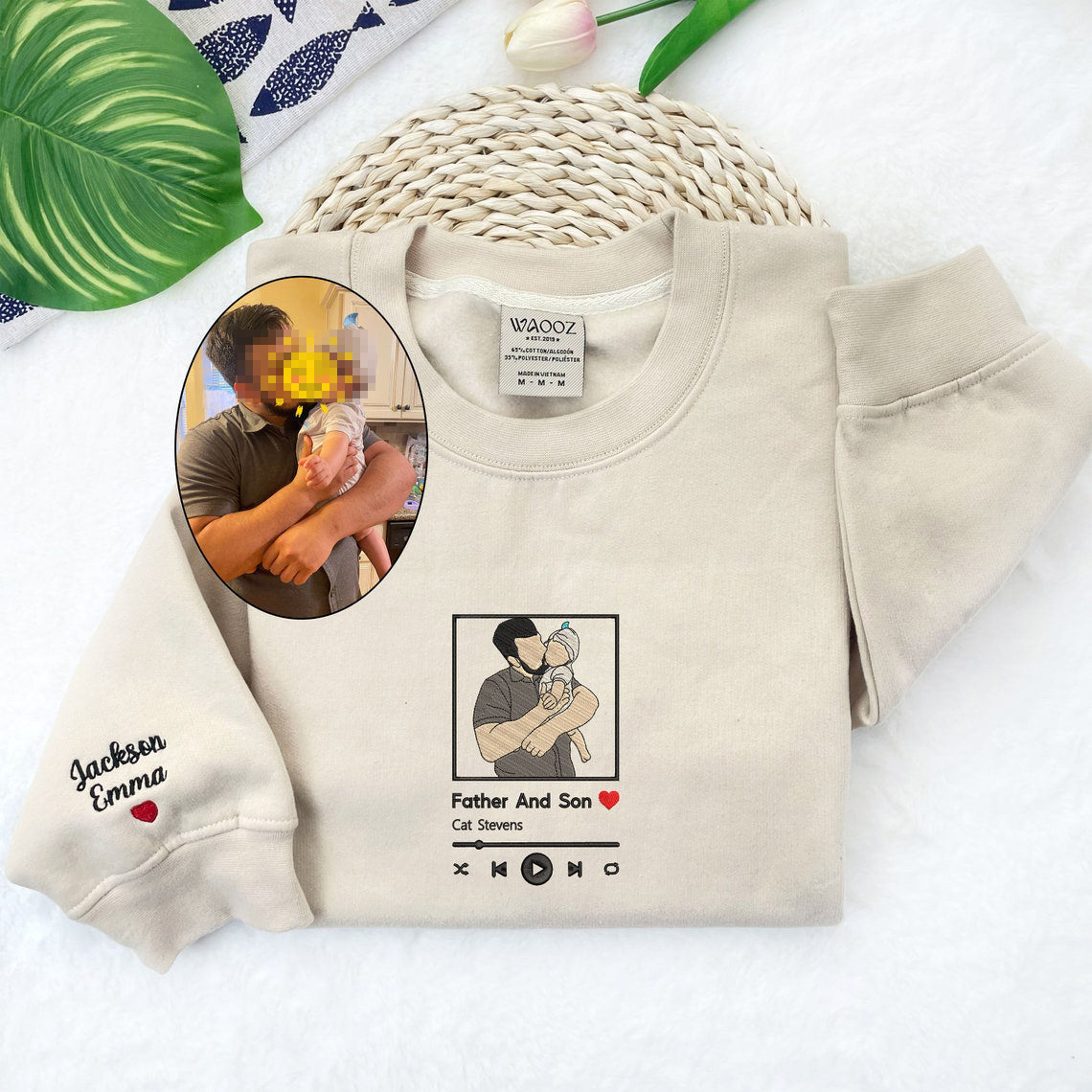 Hafterio – bluza z haftem ze zdjęcia – Pamiątka na lata – widok produktu 2 | Ionotix