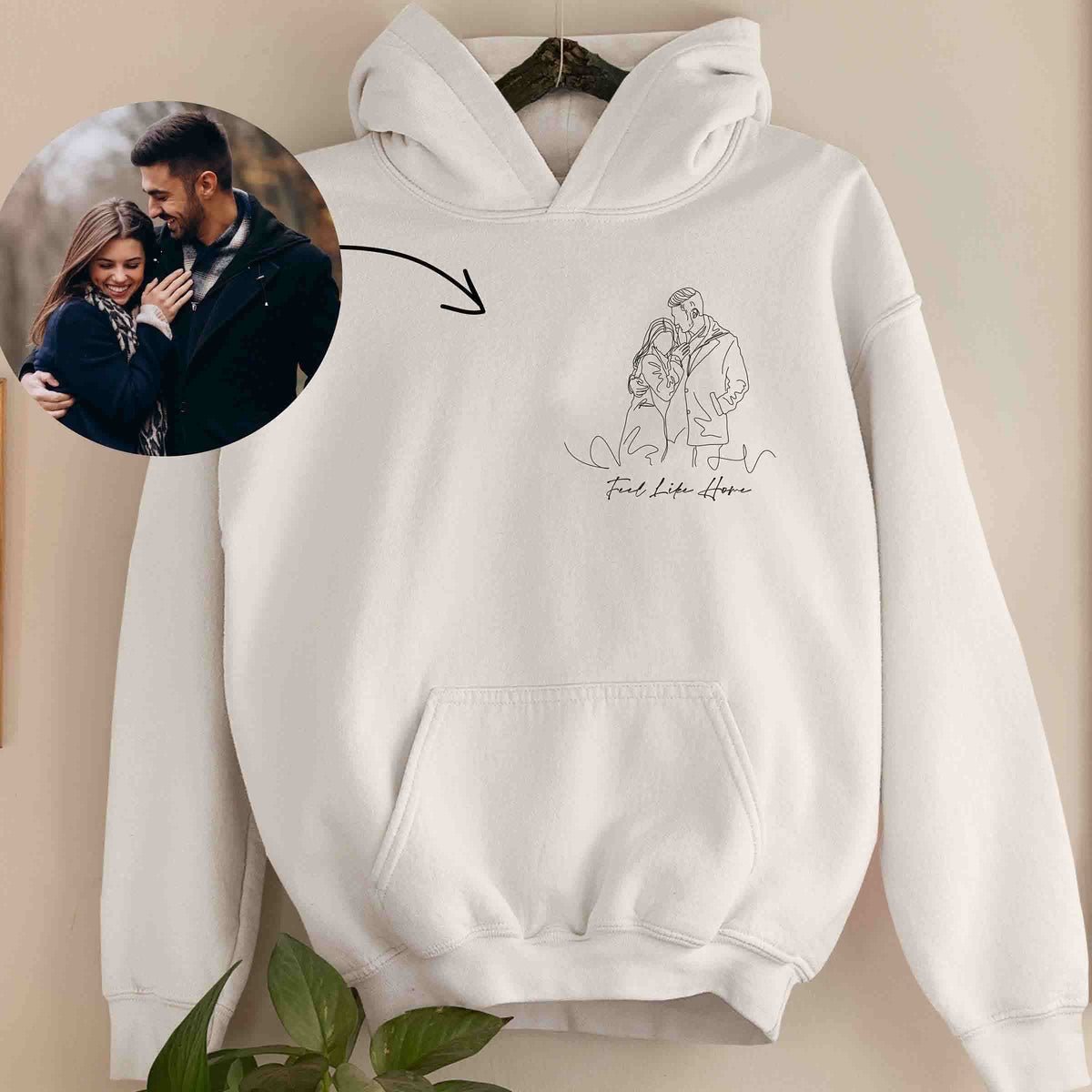 Haftiva – bluza z haftowanym zdjęciem – osobisty prezent – widok produktu 1 | Ionotix