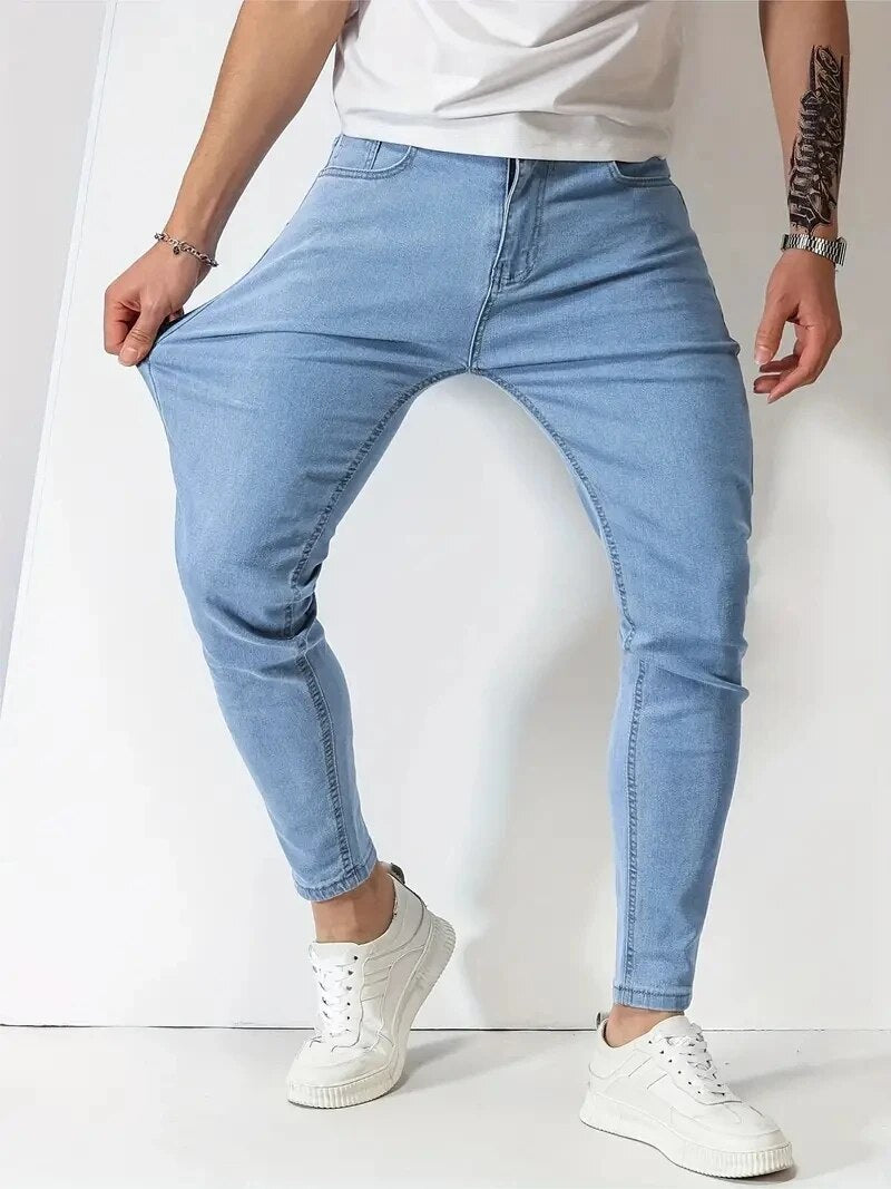Jeansy męskie slim fit ze stretchem – widok produktu 1 | Ionotix