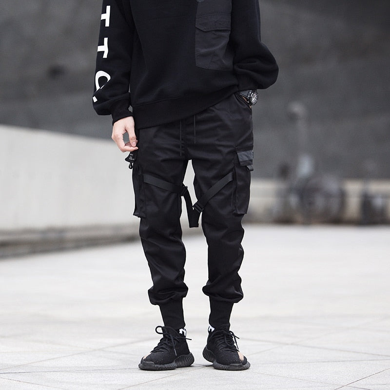 Joggery męskie techwear - kieszenie cargo – widok produktu 4 | Ionotix