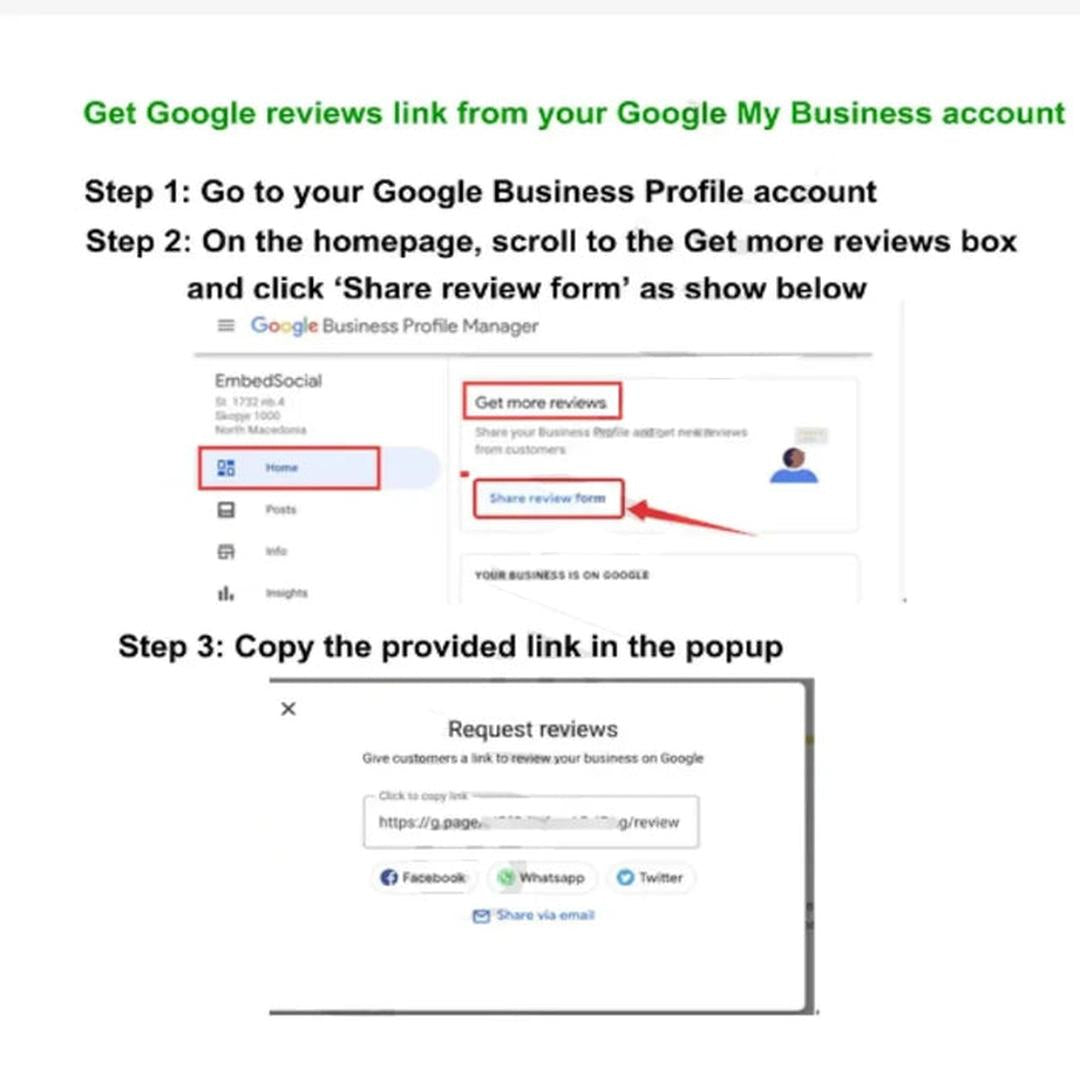 Karta recenzji Google Reviewboost zbieranie opinii – widok produktu 5 | Ionotix