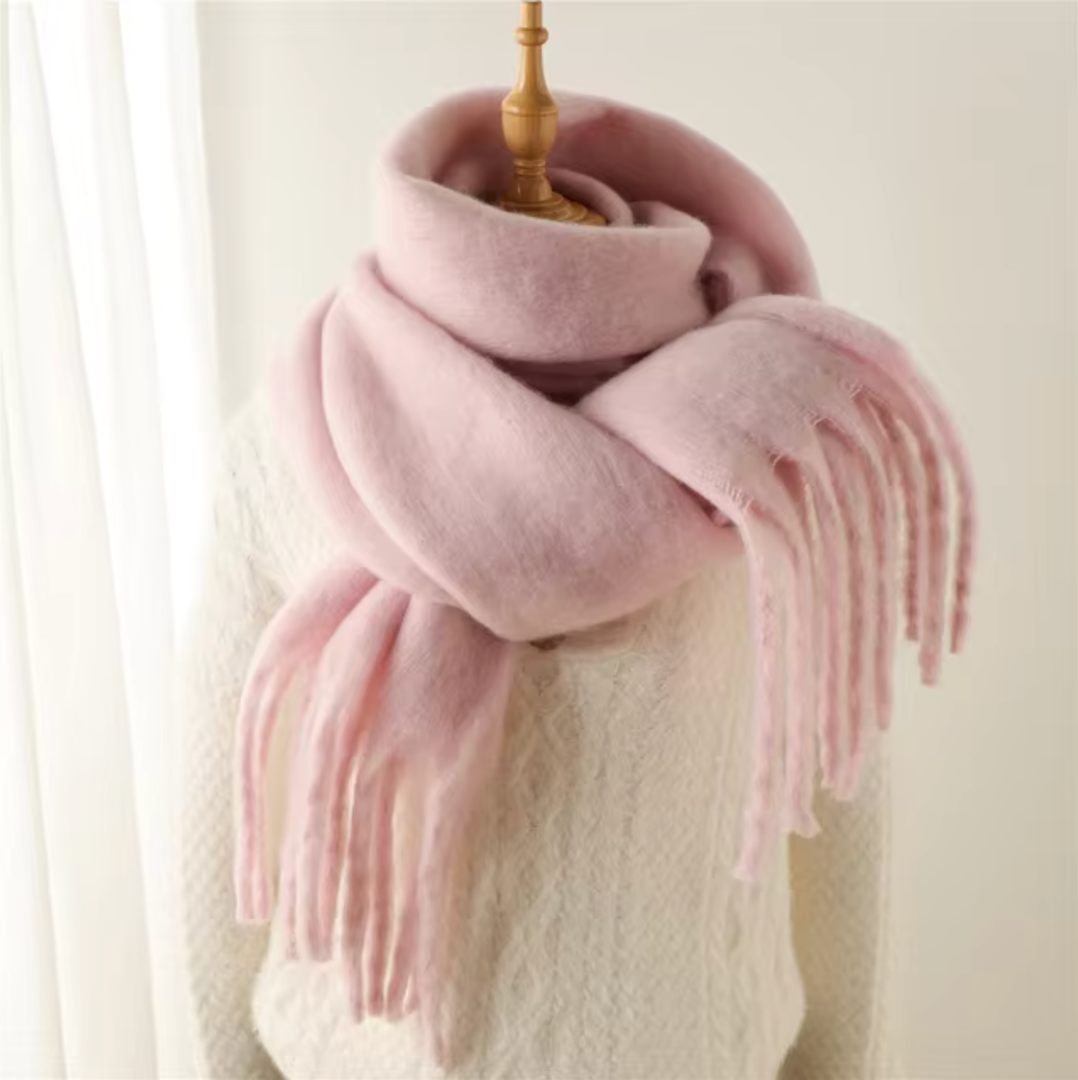 Kaszmirowy szal pashmina z frędzlami – widok produktu 3 | Ionotix